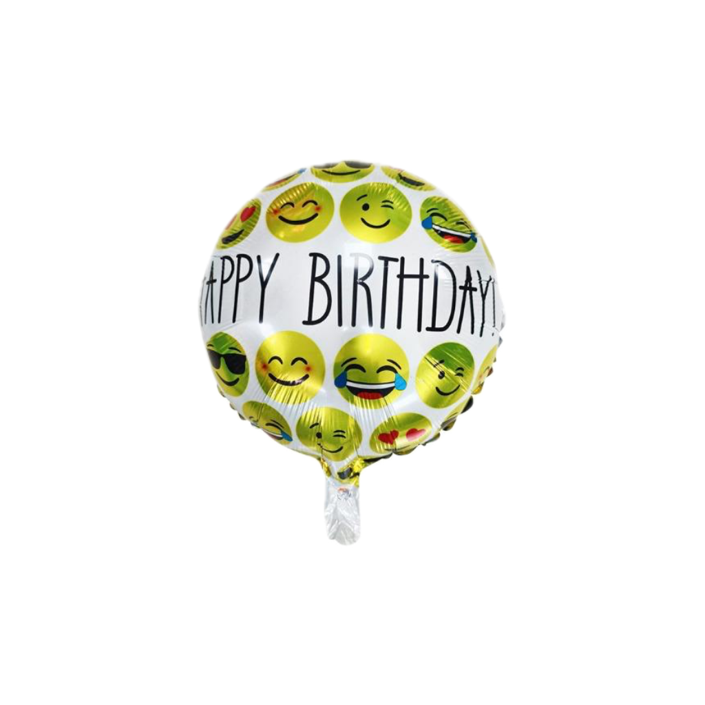 Birthday 18-inch Emojis Foil Balloon