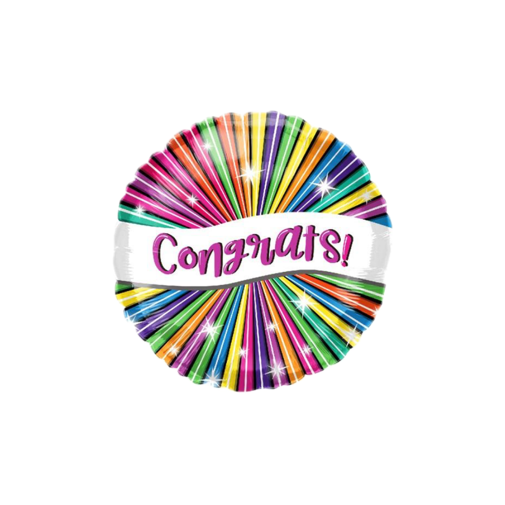 Congrats 18-inch Foil Balloon