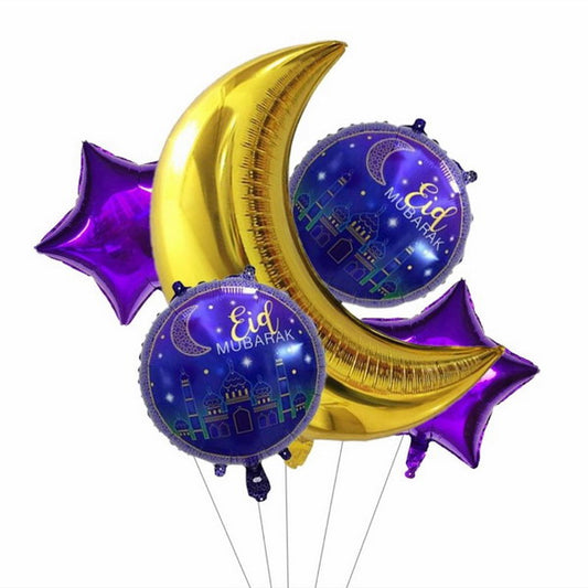 Eid Mubarak Special Foil Balloons Set