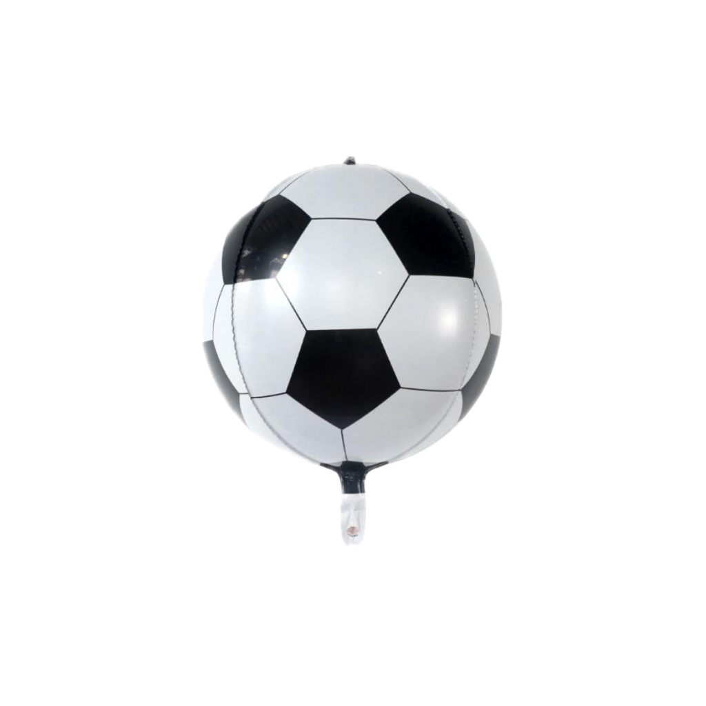 Orbz 22-inch Black & White Football Foil Balloon