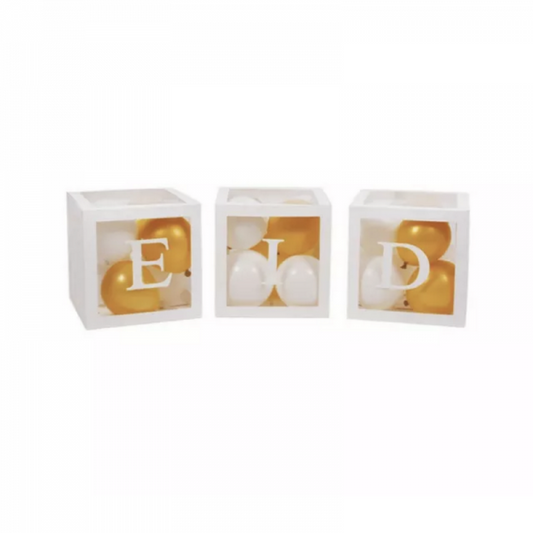 Transparent Eid Box - Set of 3