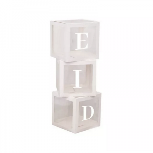 Transparent Eid Box - Set of 3