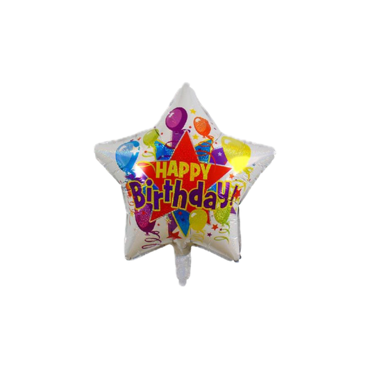 Birthday 18-inch Star Foil Balloon
