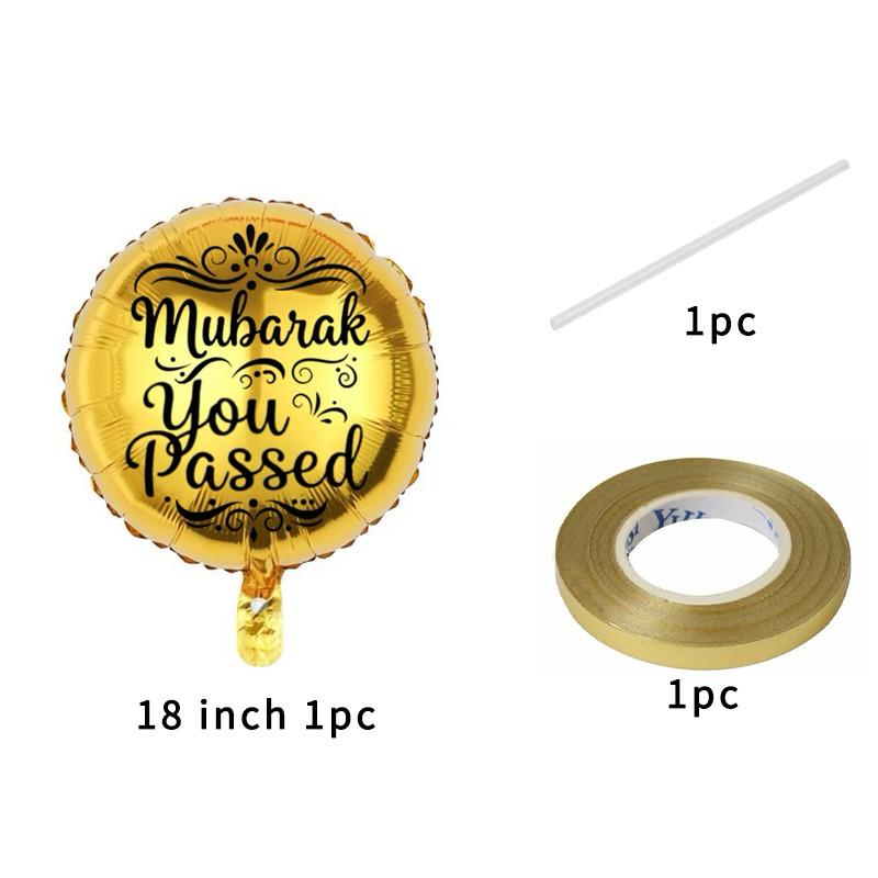 Mubarak You Passed 18-inch Foil Balloon