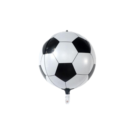 Orbz 22-inch Black & White Football Foil Balloon
