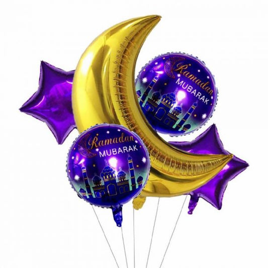 Ramadan Mubarak Special Foil Balloons Set